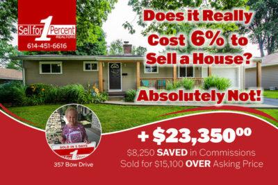 $23,350 saved in Gahanna because they know it doesn't cost 6% to sell a house