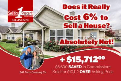 Thousands saved in Commissions in Powell when hiring Sell for 1 Percent to sell your home