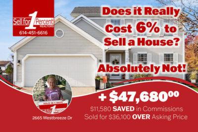This Hilliard home saved $47,680 when using Sell for 1 Percent