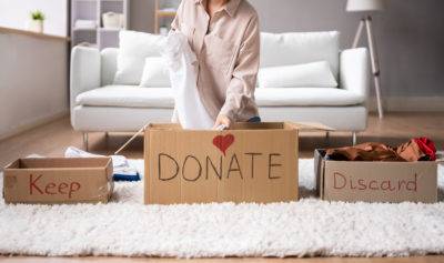 Declutter your home before one of our agents comes to take a look 