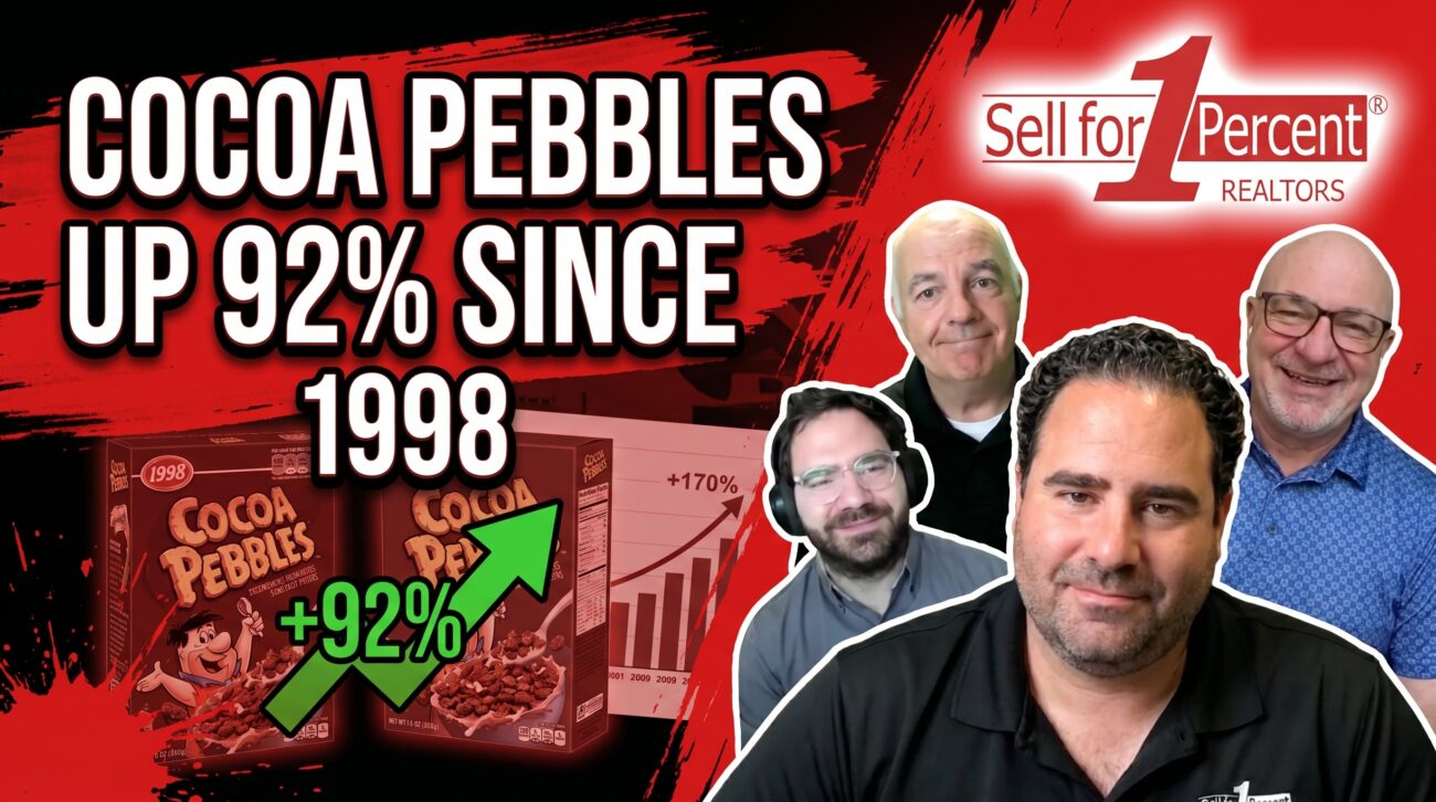 Cocoa Pebbles UP 92% Since 1998
