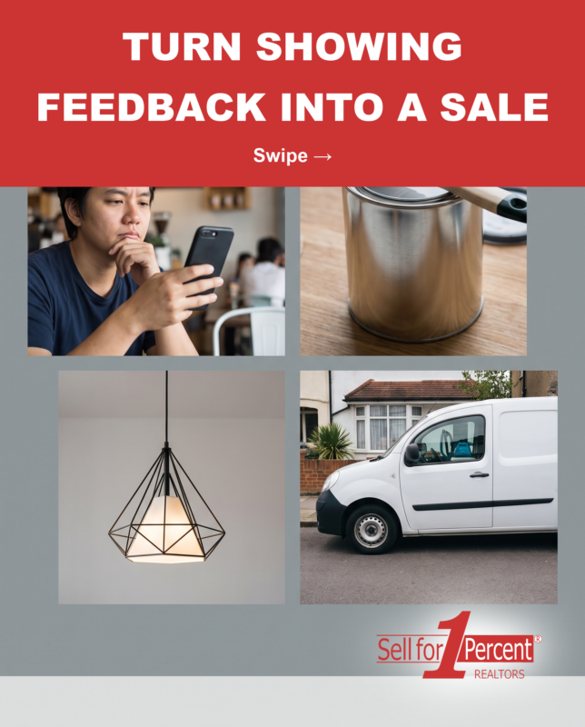 Turn Showing Feedback Into A Sale