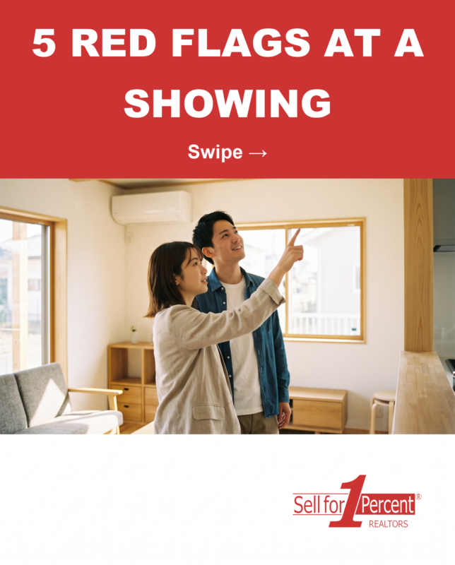 5 Red Flags at a Showing