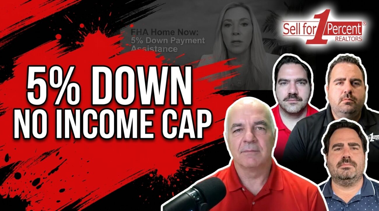 5% DOWN NO INCOME CAP