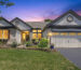 4008 Dorset Ct, Powell OH at twilight - ranch home in Big Bear Farms