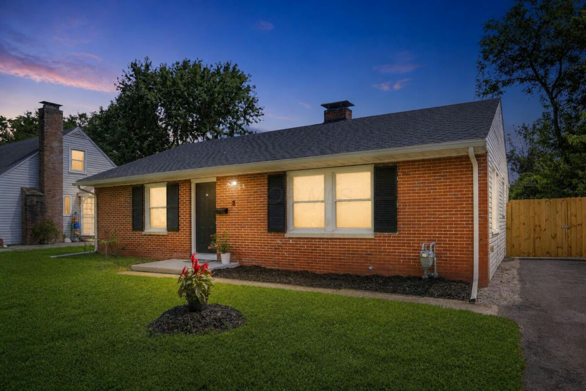 64 Lowell Road - Twilight exterior