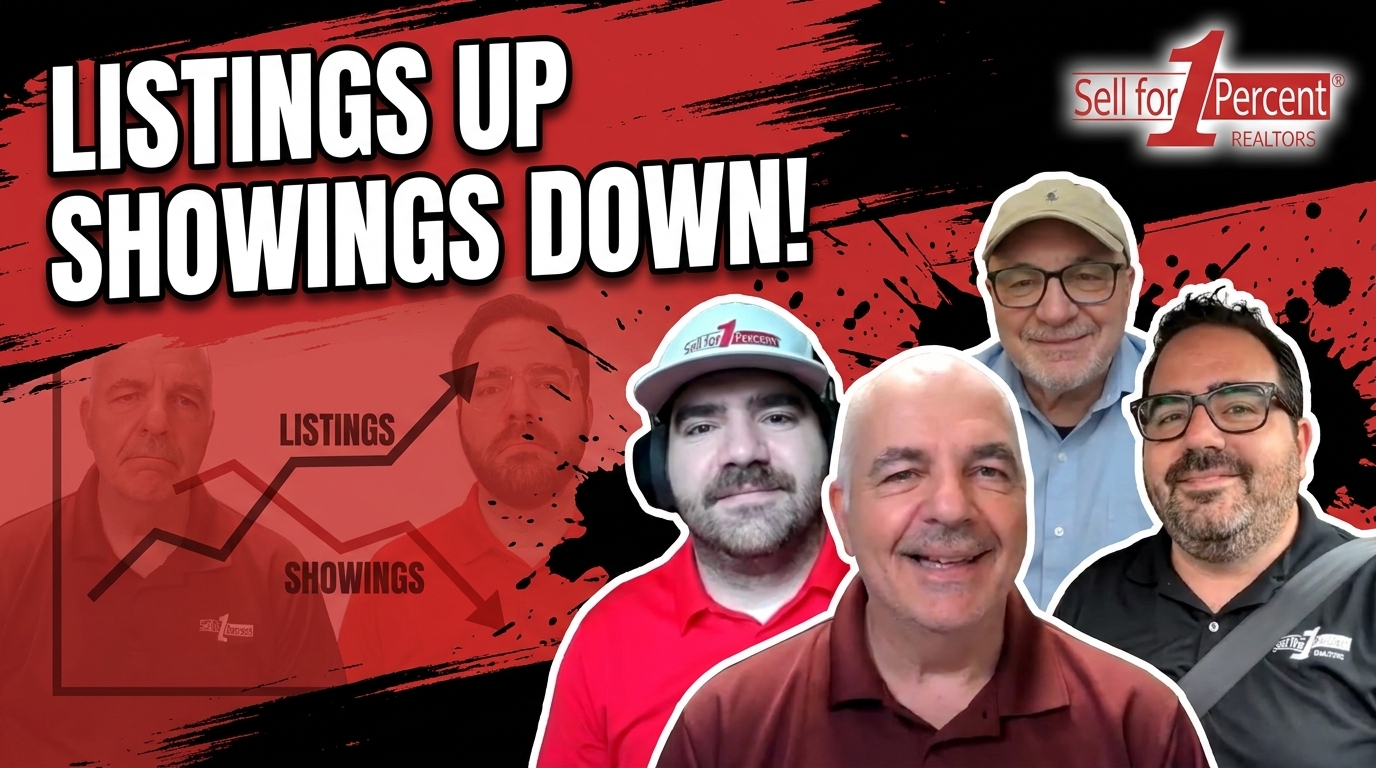 LISTINGS UP SHOWINGS DOWN!